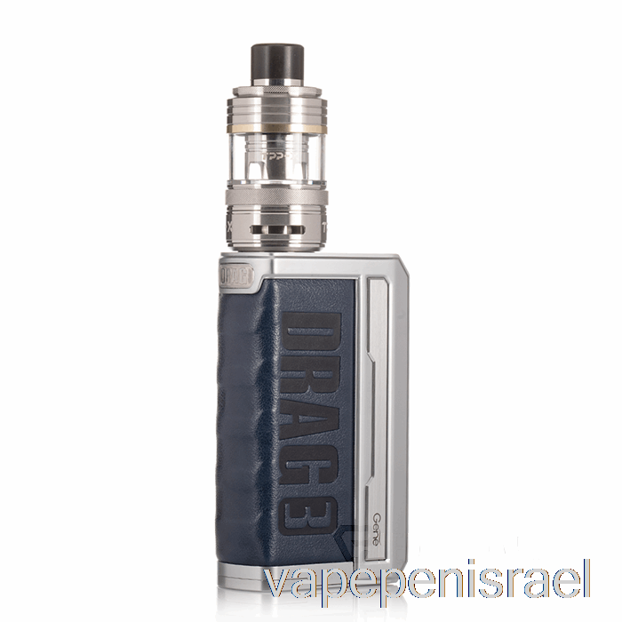 Vape Israel חד פעמי Voopoo Drag 3 177w ערכת התחלה [tpp-x] כסוף חלום כחול